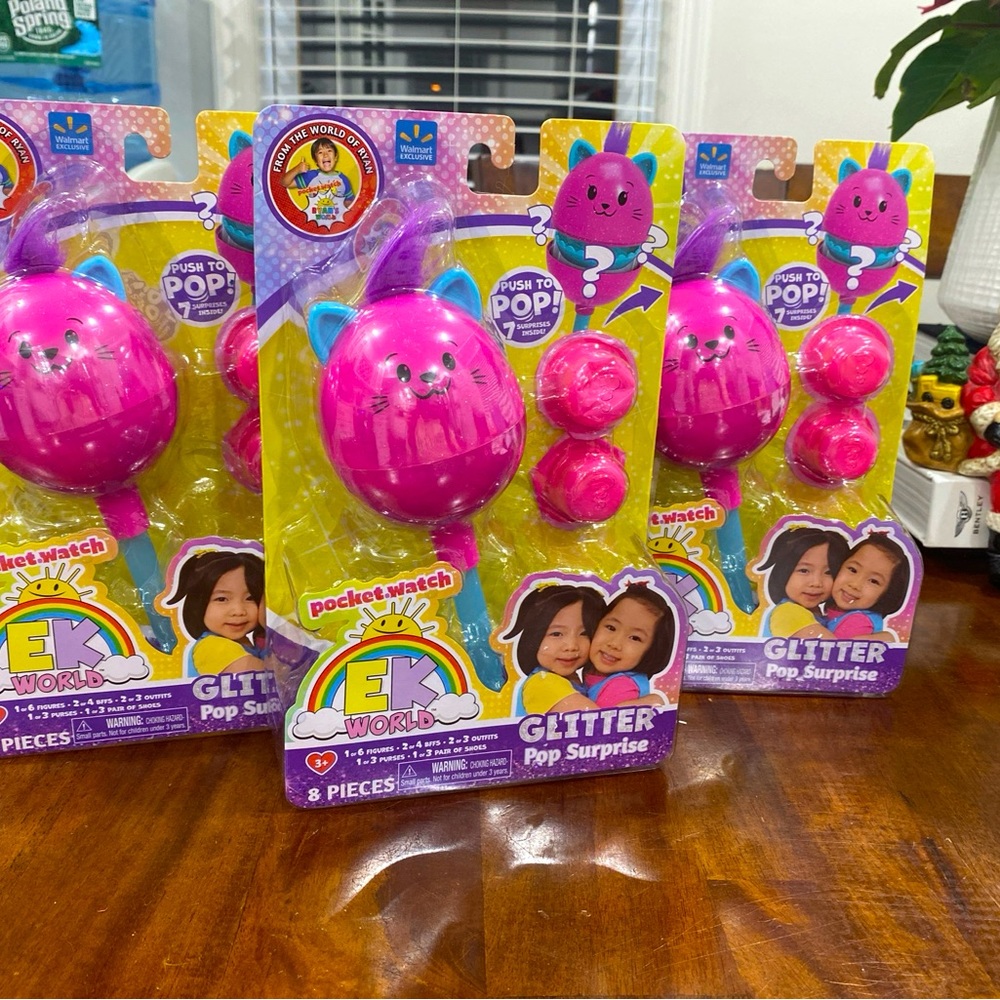 EK World Cutie Pop glitter Surprise, Includes 8 Surprises